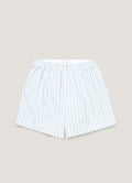 Men's Classic Boxer Short in Sky Blue/White