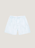 Men's Long Cut Classic Boxer Short in Plain Blue