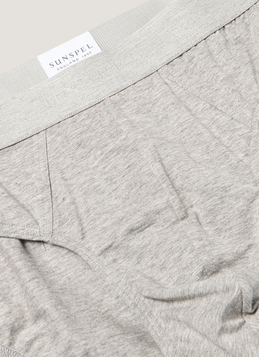 Men's Stretch Cotton Briefs in Grey Melange