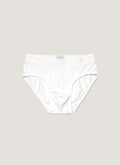 Men's Stretch Cotton Briefs in White