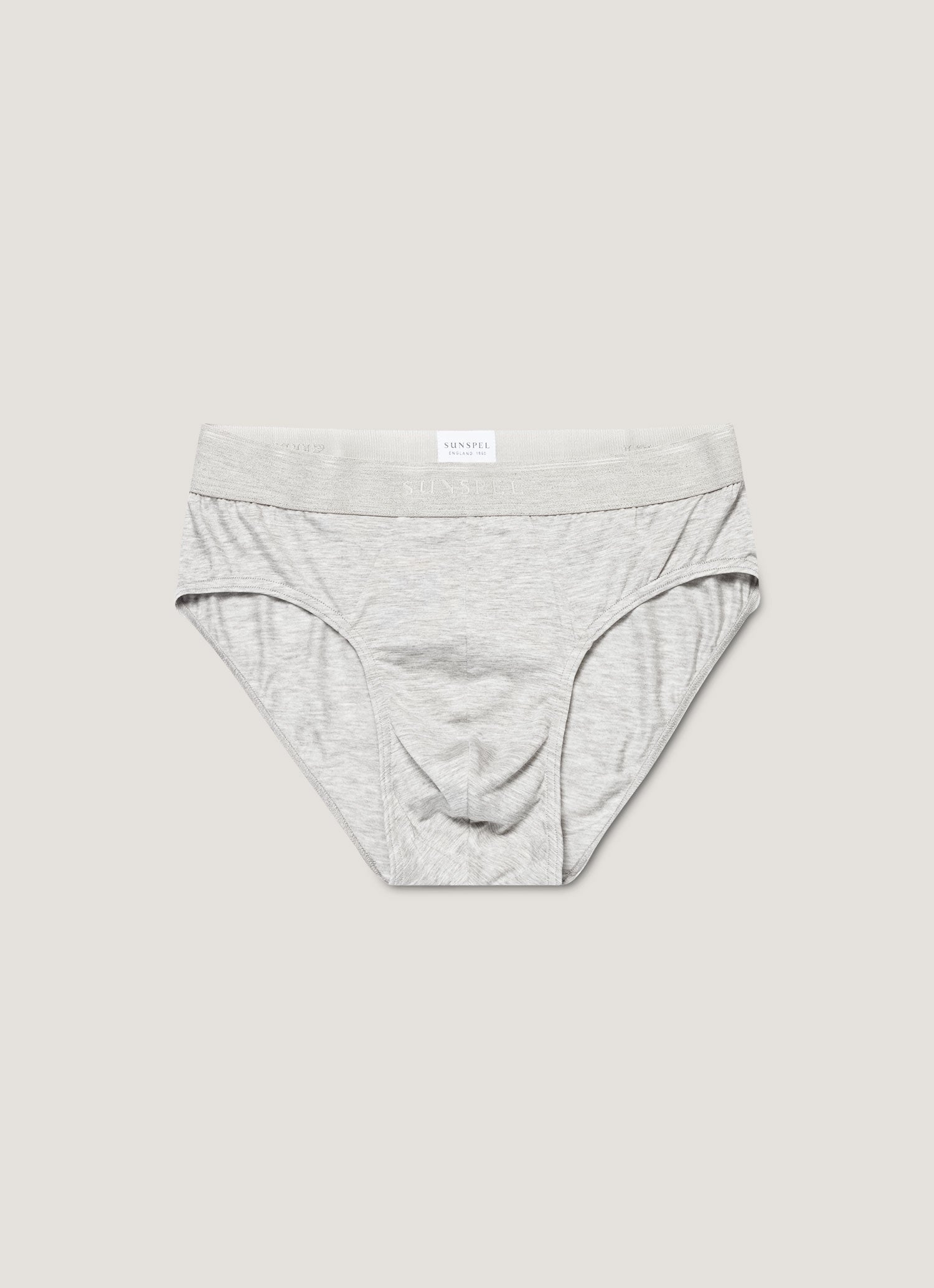 Men's Tencelâ„?Briefs in Grey Melange