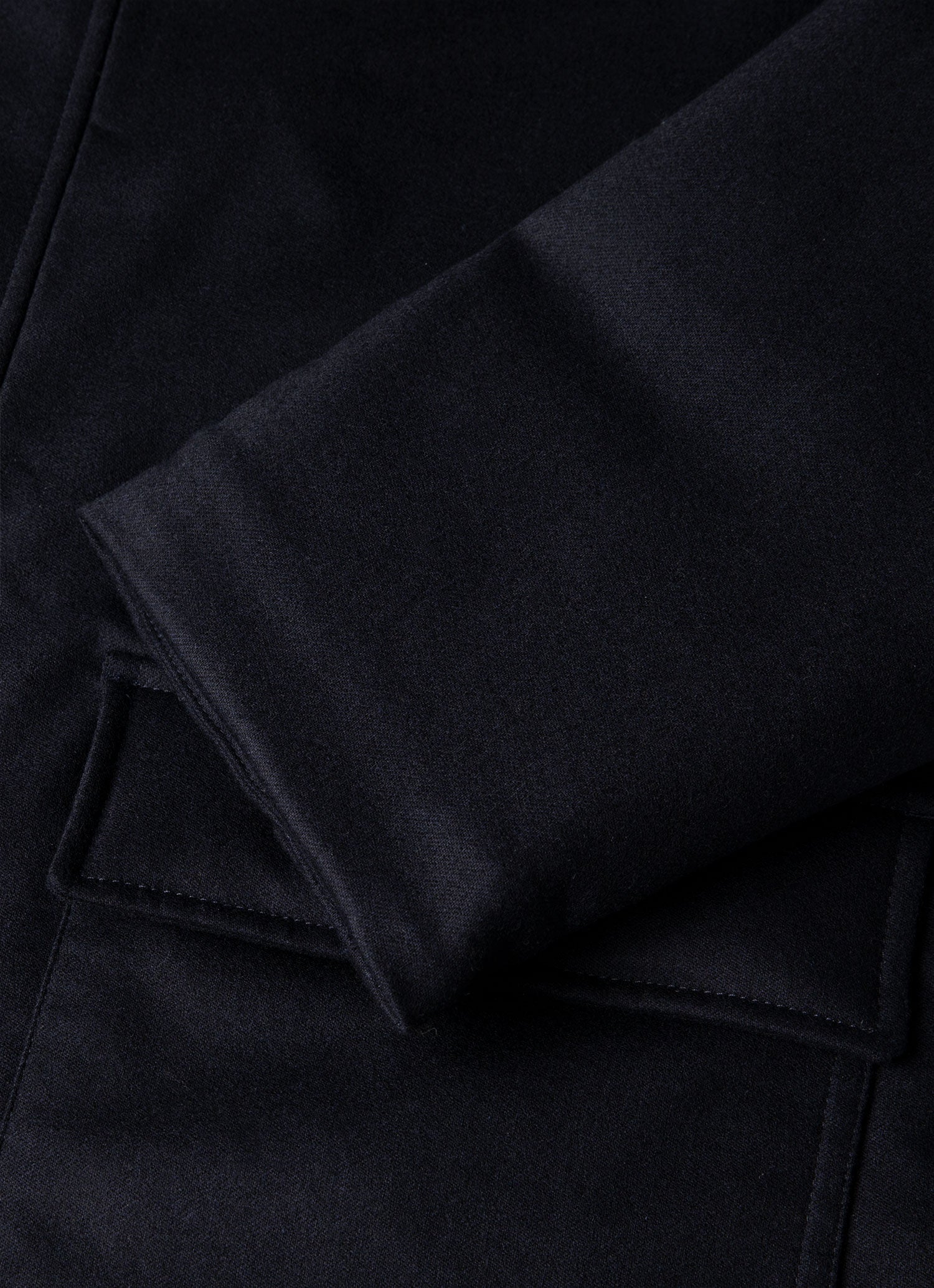 Men's Wool Cashmere Field Jacket in Navy