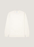 Men's Lightweight Cotton Jumper in Ecru