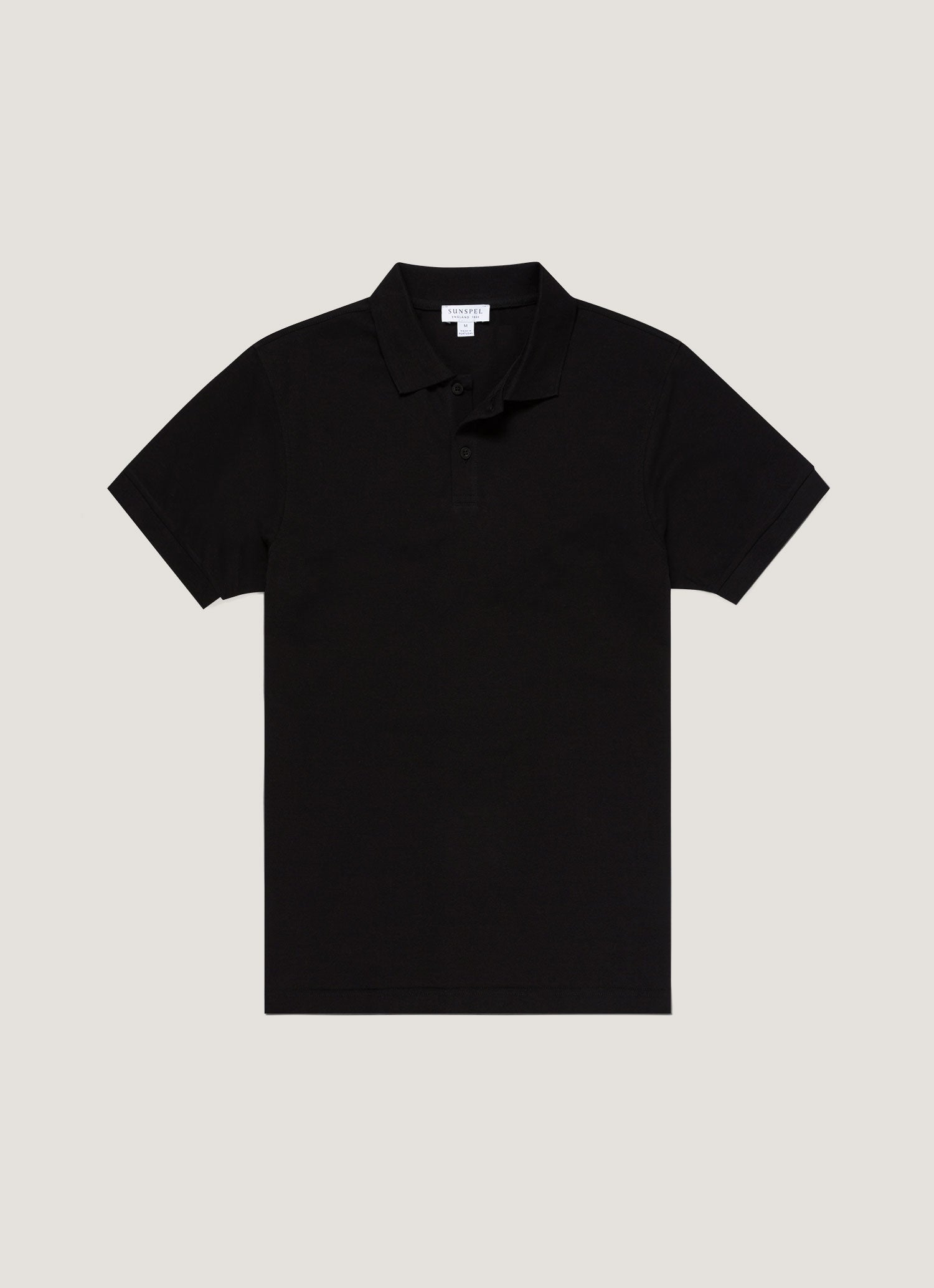 Men's Piqu¨¦ Polo Shirt in Black
