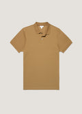 Men's Piqu¨¦ Polo Shirt in Walnut