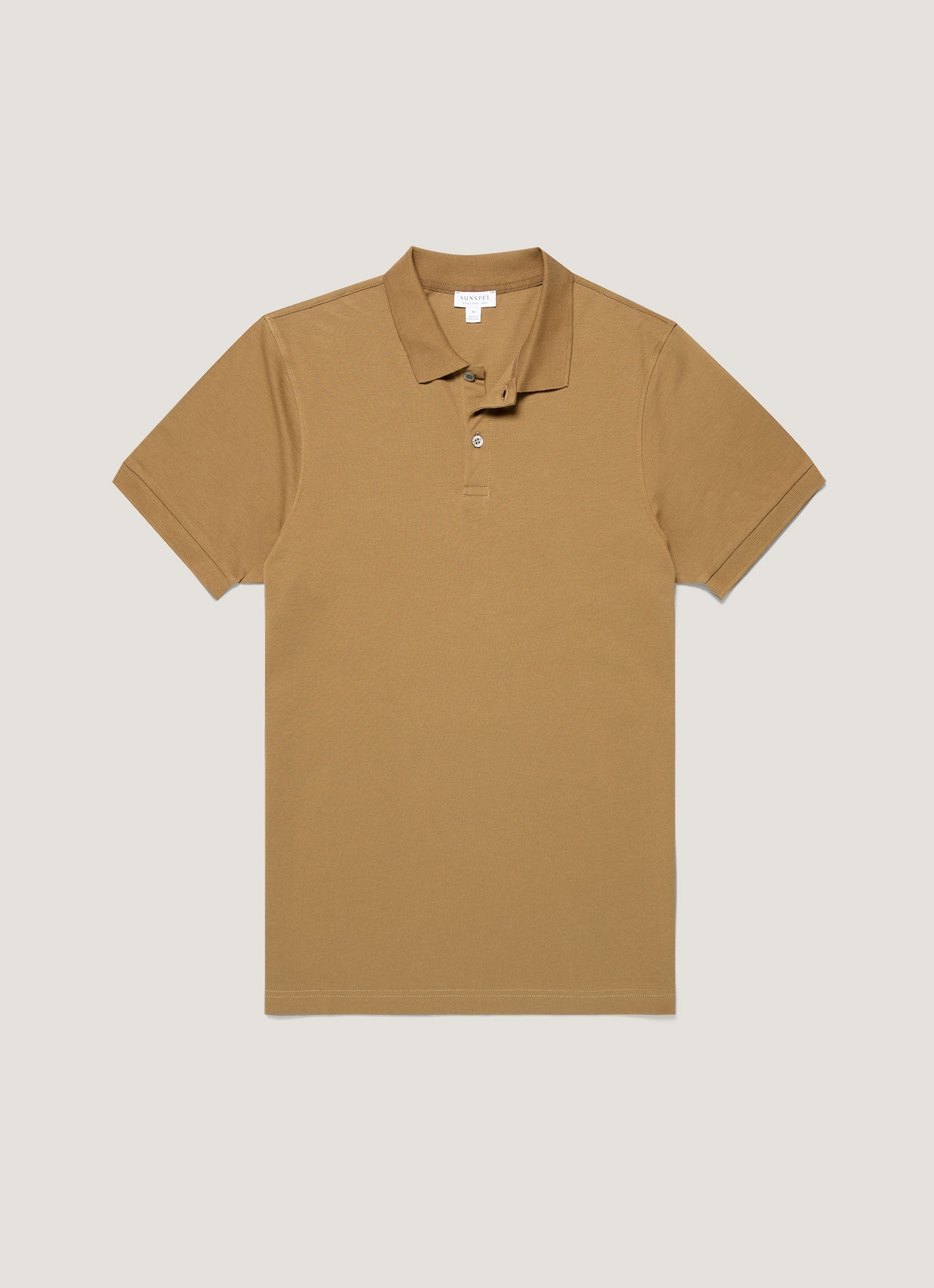 Men's Piqu¨¦ Polo Shirt in Walnut