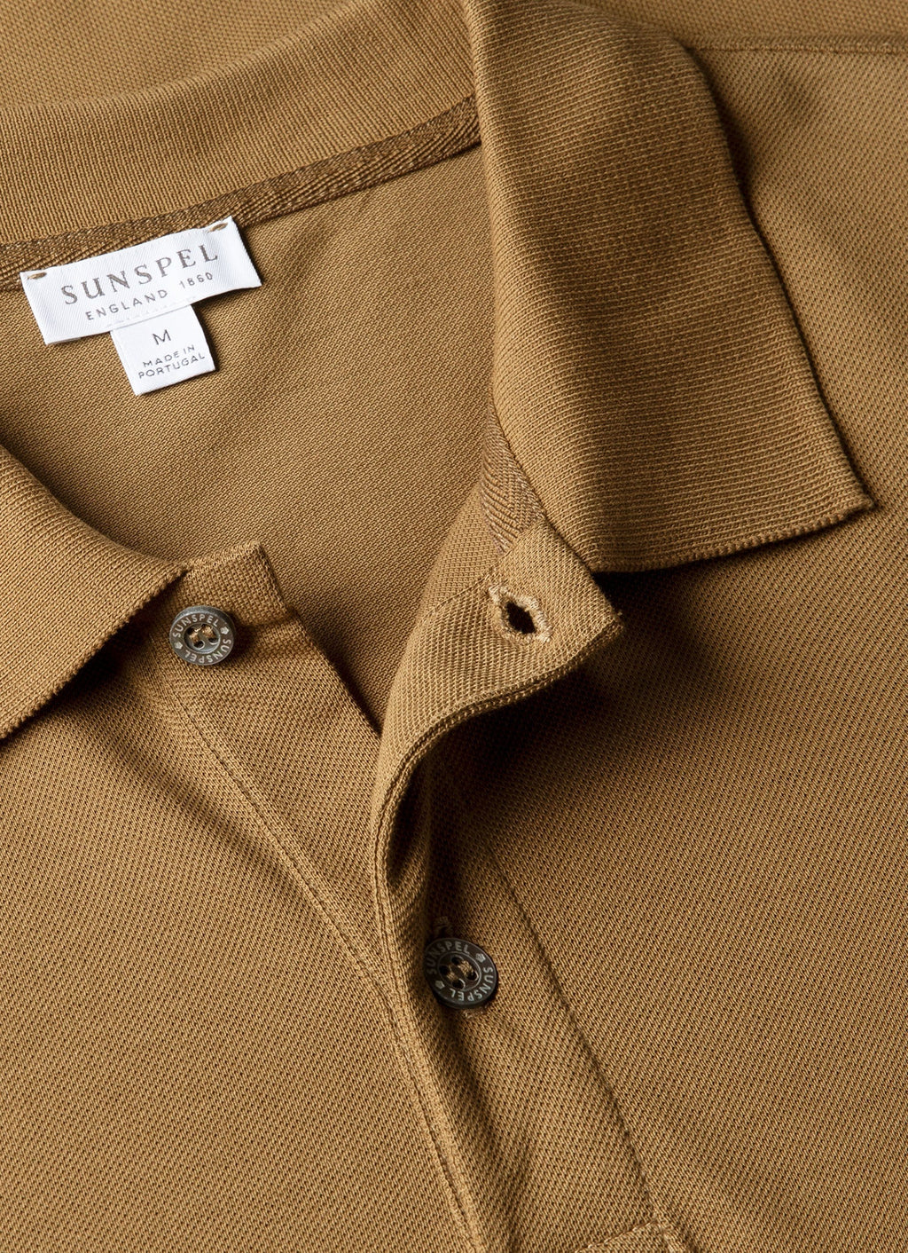 Men's Piqu¨¦ Polo Shirt in Walnut