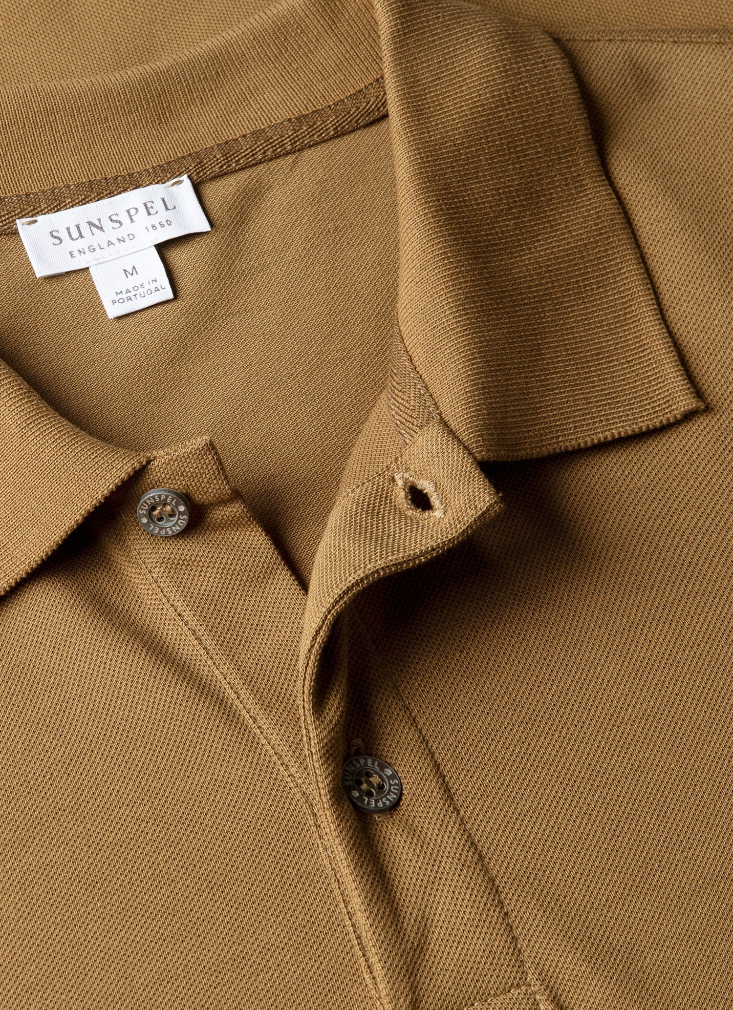 Men's Piqu¨¦ Polo Shirt in Walnut