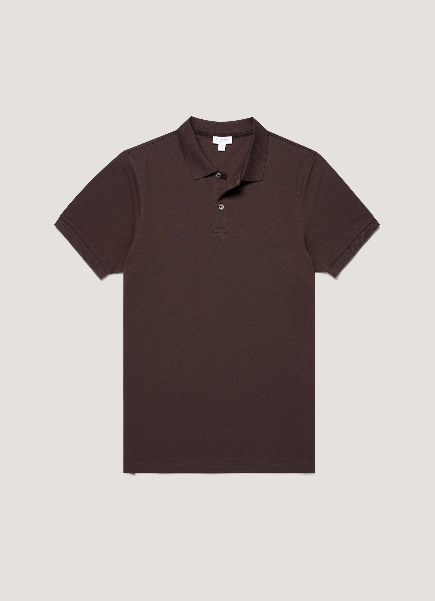 Men's Piqu¨¦ Polo Shirt in Dark Chocolate