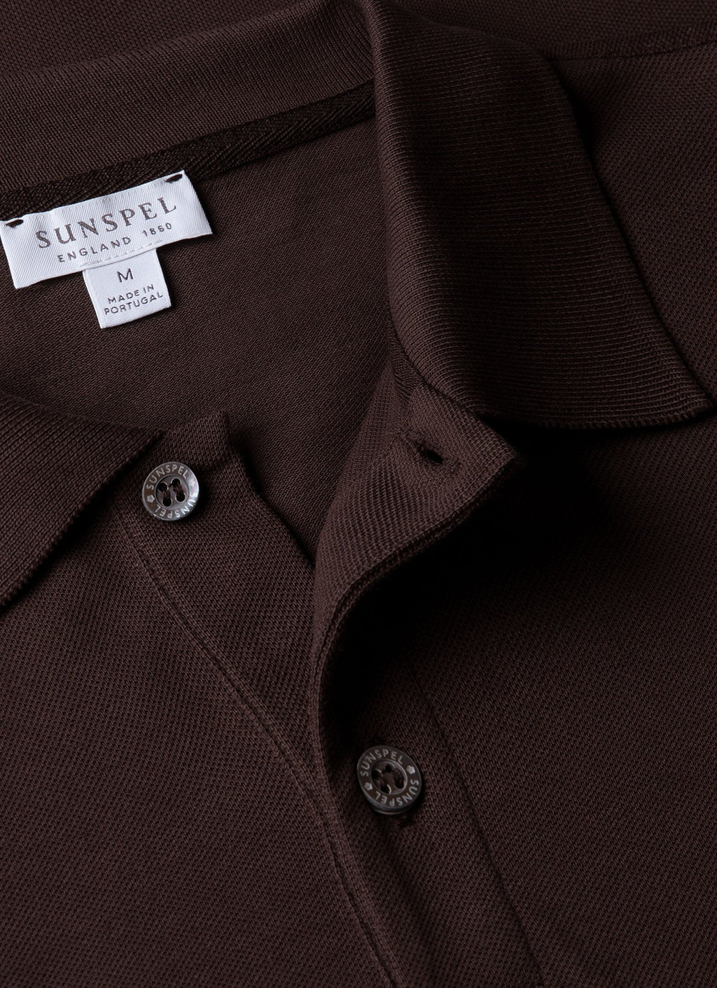 Men's Piqu¨¦ Polo Shirt in Dark Chocolate