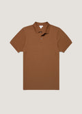 Men's Piqu¨¦ Polo Shirt in Bronze