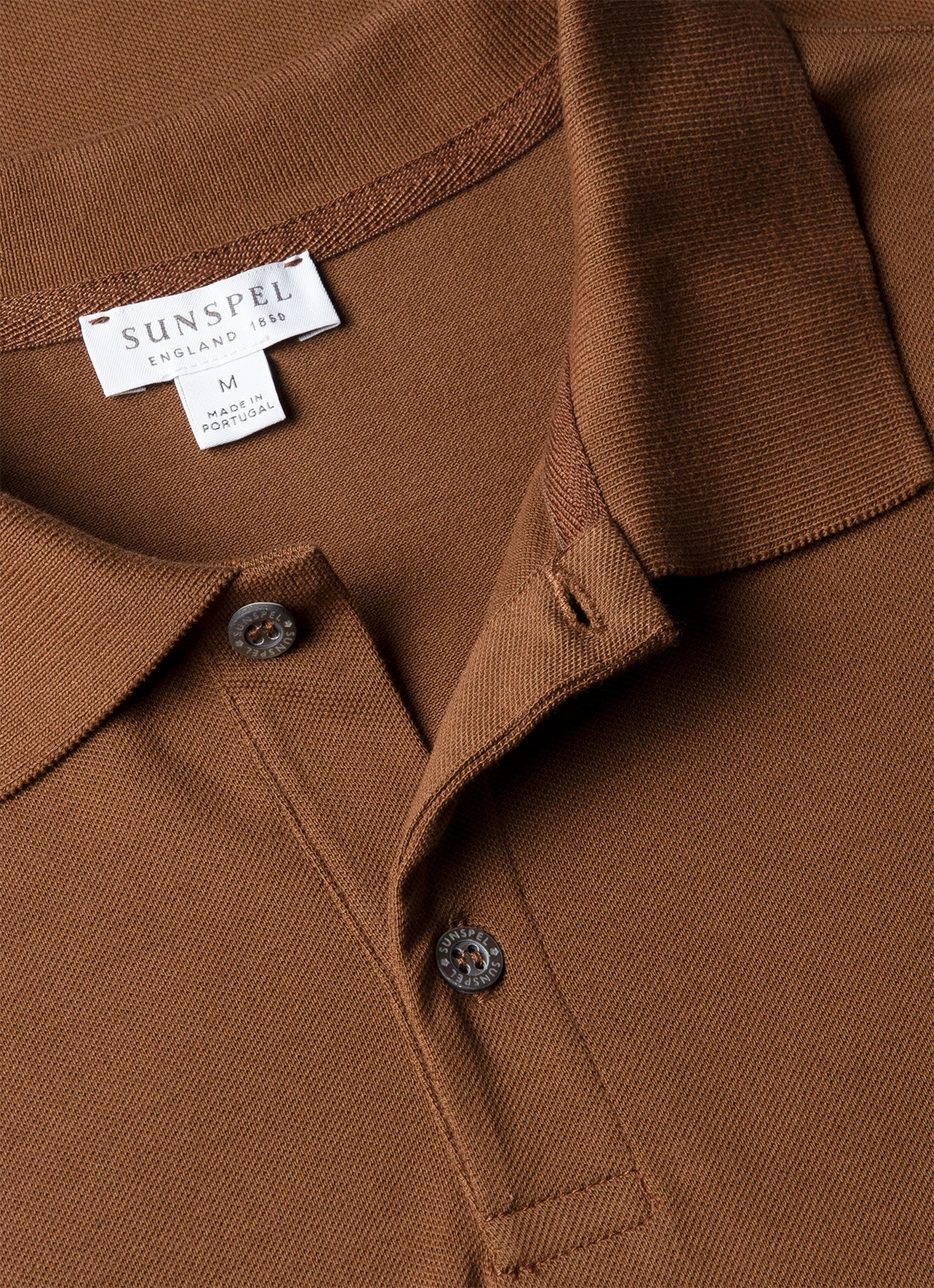 Men's Piqu¨¦ Polo Shirt in Bronze
