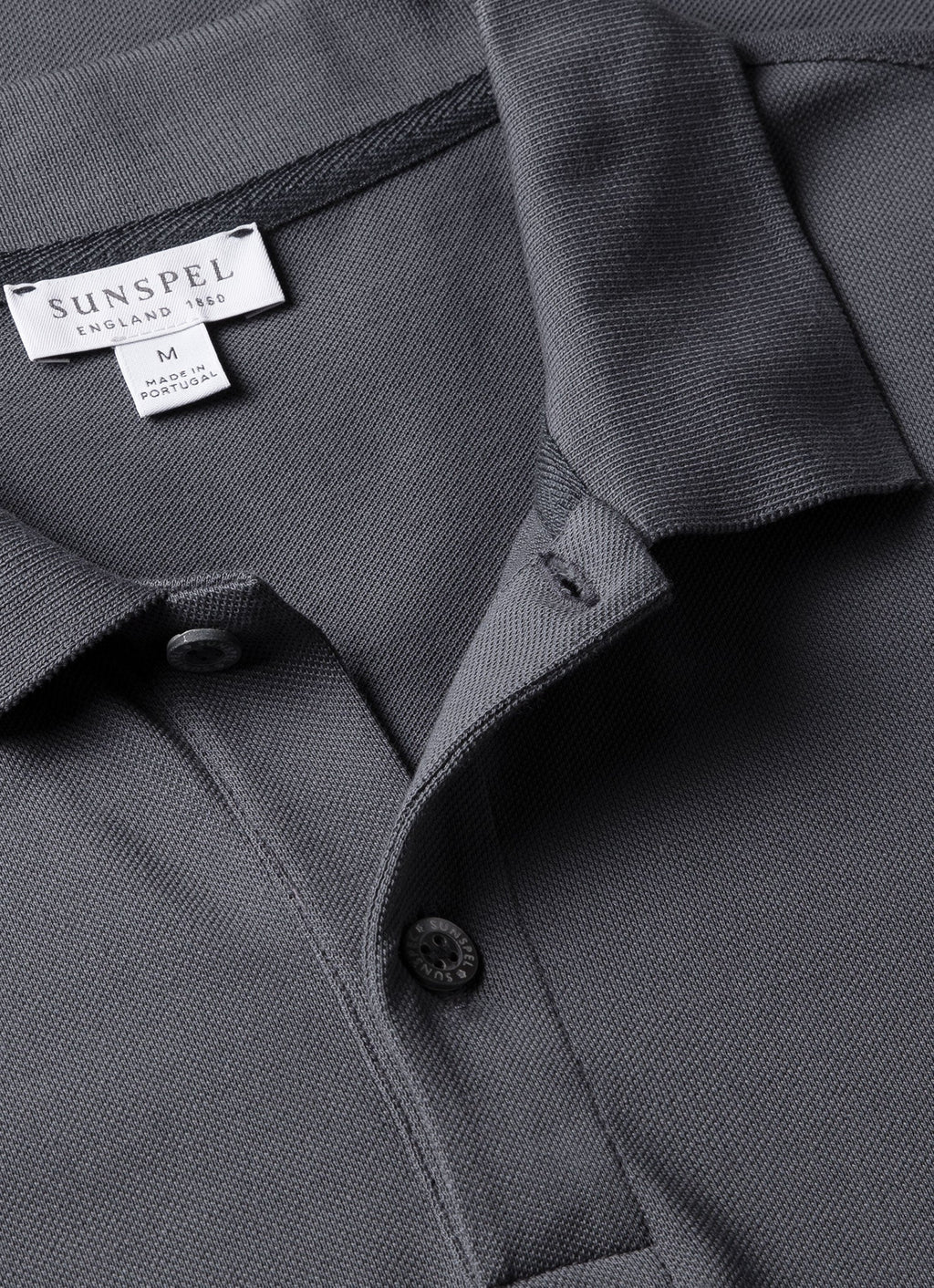 Men's Piqu¨¦ Polo Shirt in Slate Blue