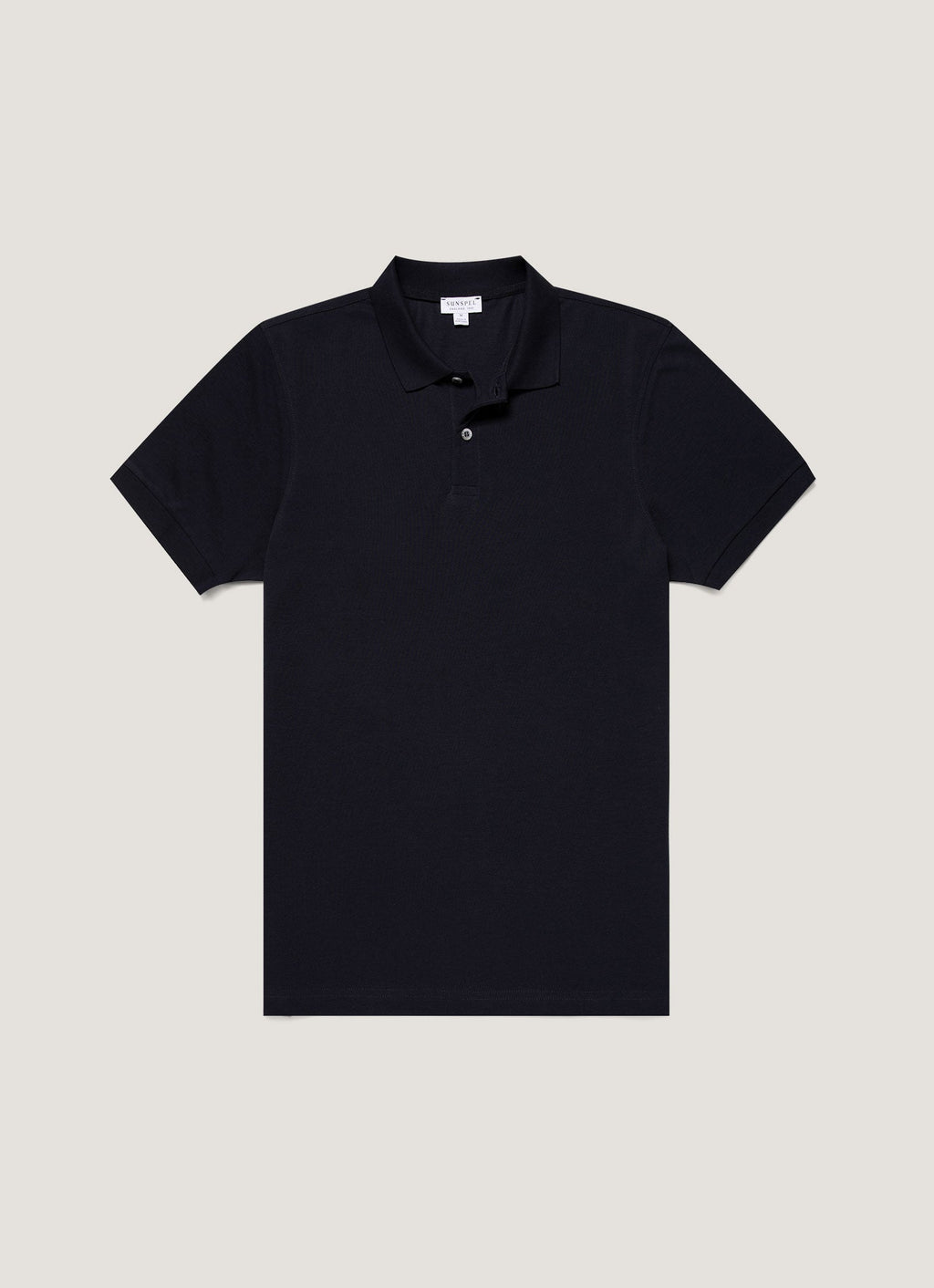 Men's Piqu¨¦ Polo Shirt in Midnight Navy