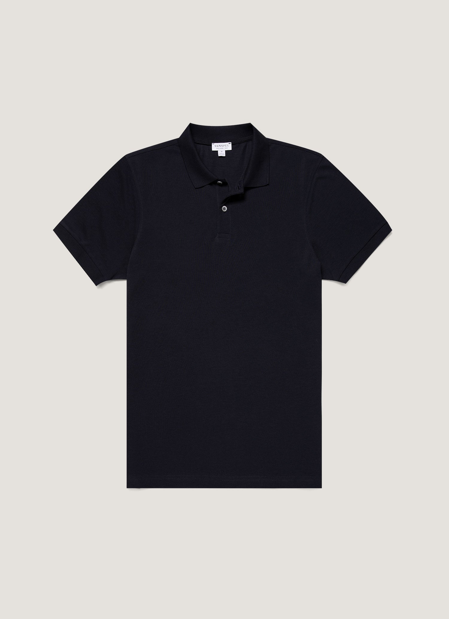Men's Piqu¨¦ Polo Shirt in Midnight Navy