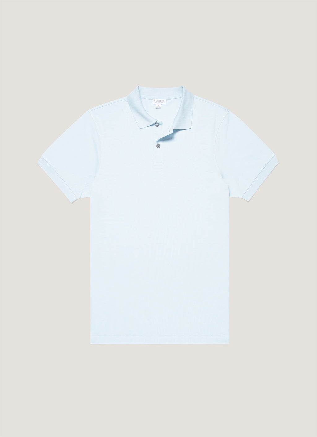 Men's Piqu¨¦ Polo Shirt in Frost Blue