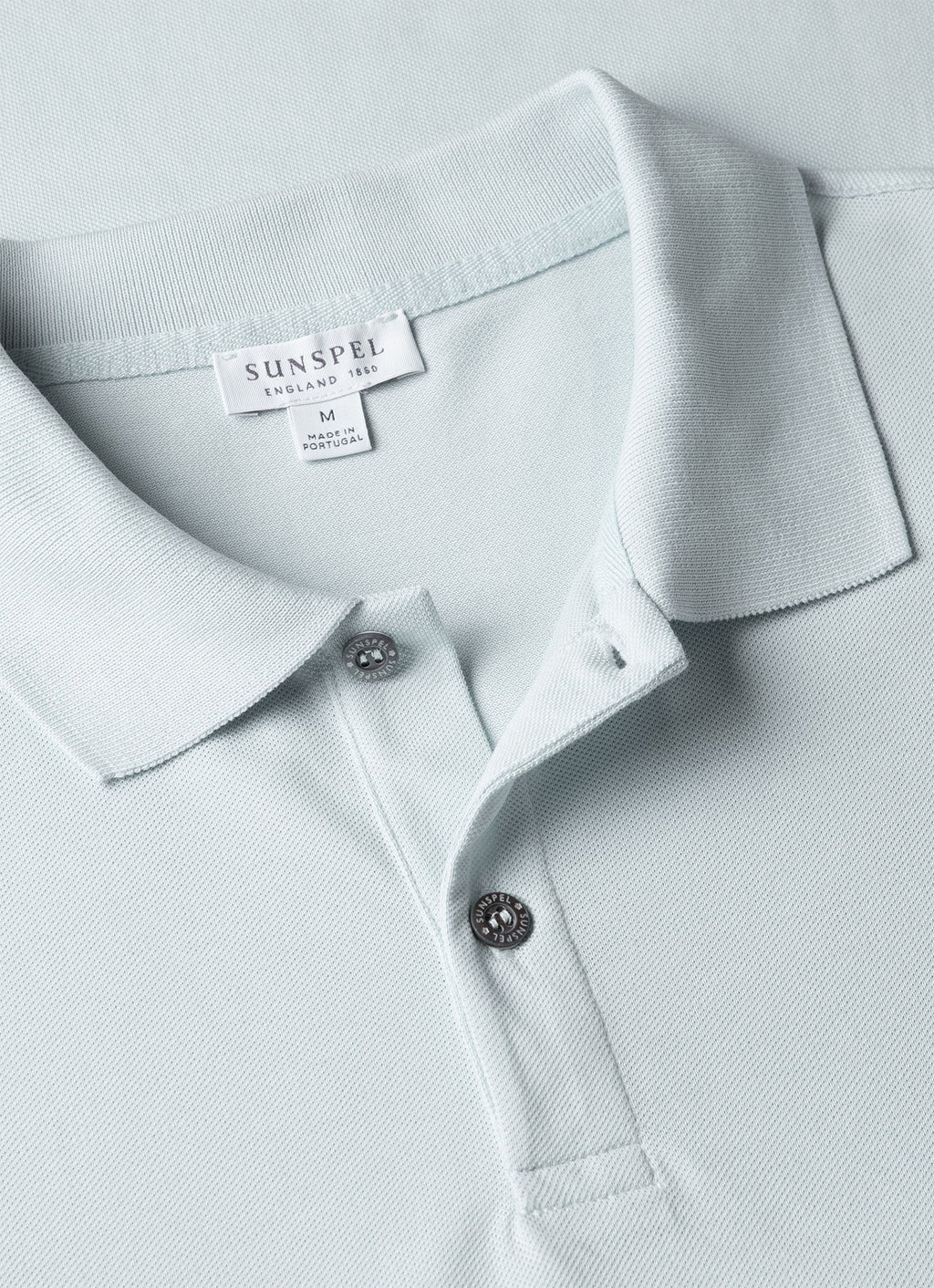 Men's Piqu¨¦ Polo Shirt in Frost Blue
