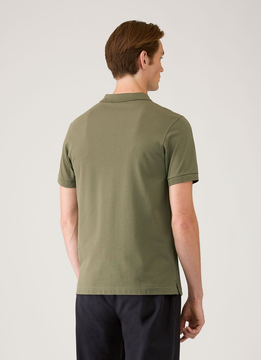 Men's Piqu¨¦ Polo Shirt in Khaki