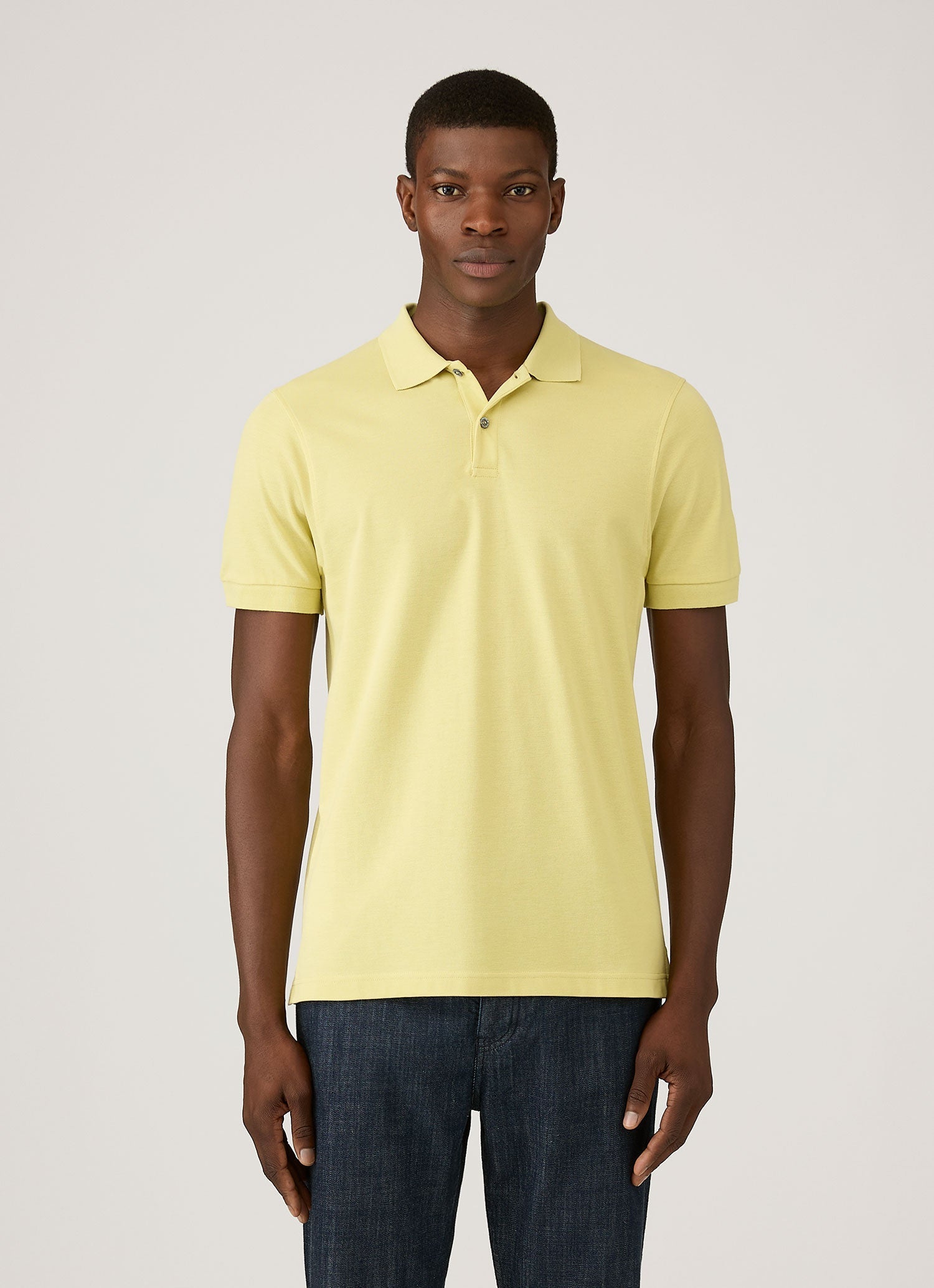 Men's Piqu¨¦ Polo Shirt in Avocado
