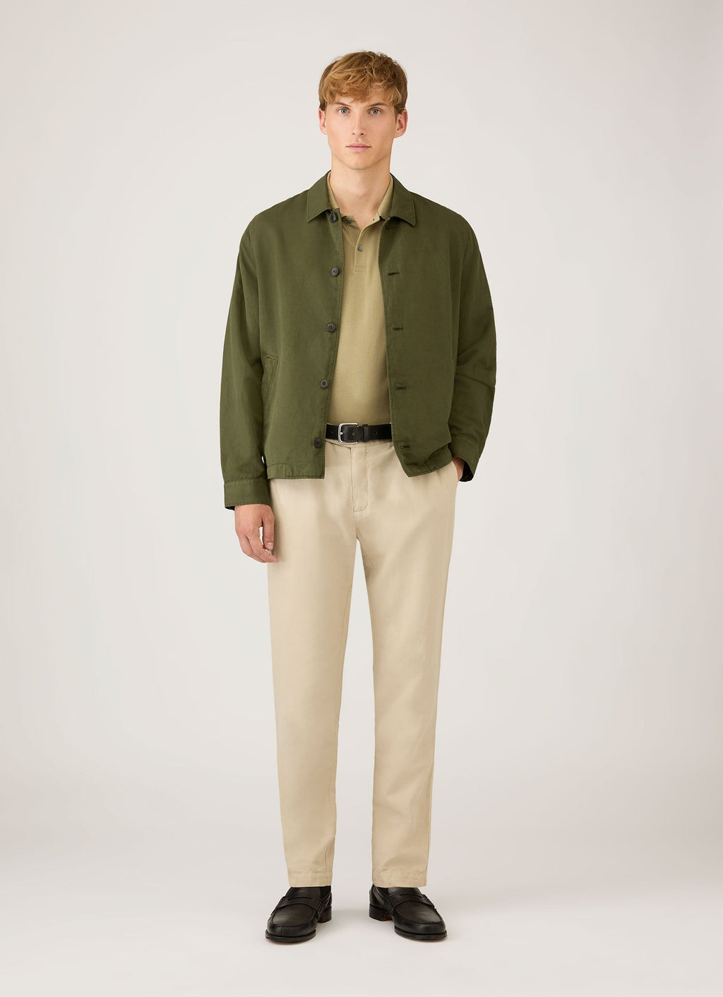 Men's Piqu¨¦ Polo Shirt in Pistachio