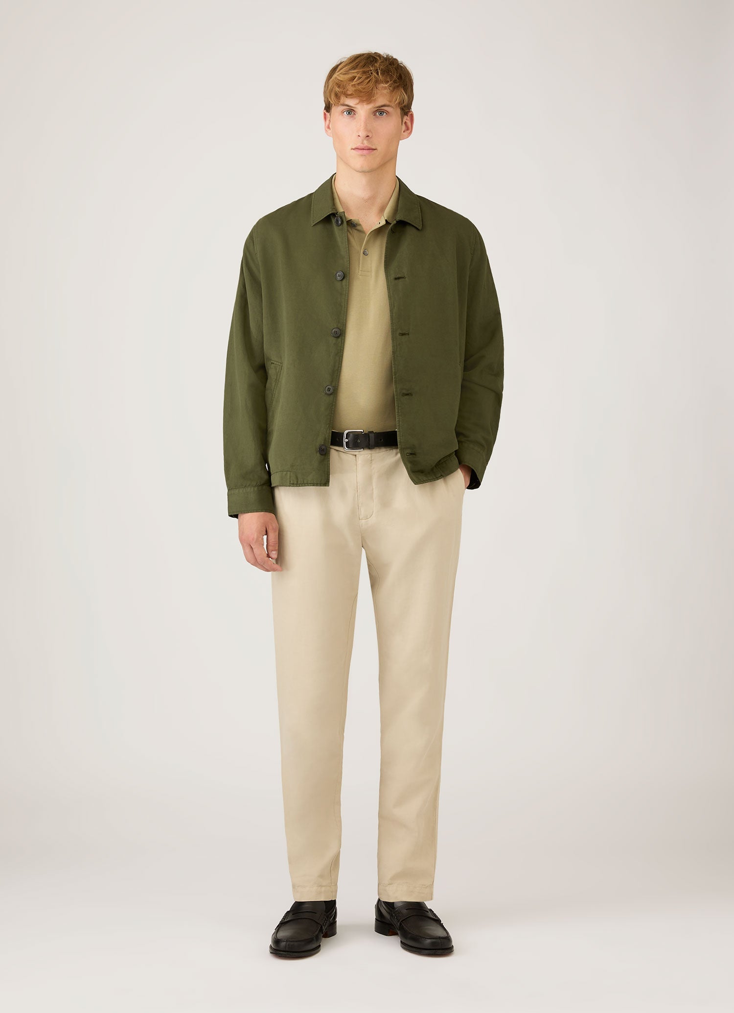 Men's Piqu¨¦ Polo Shirt in Pistachio