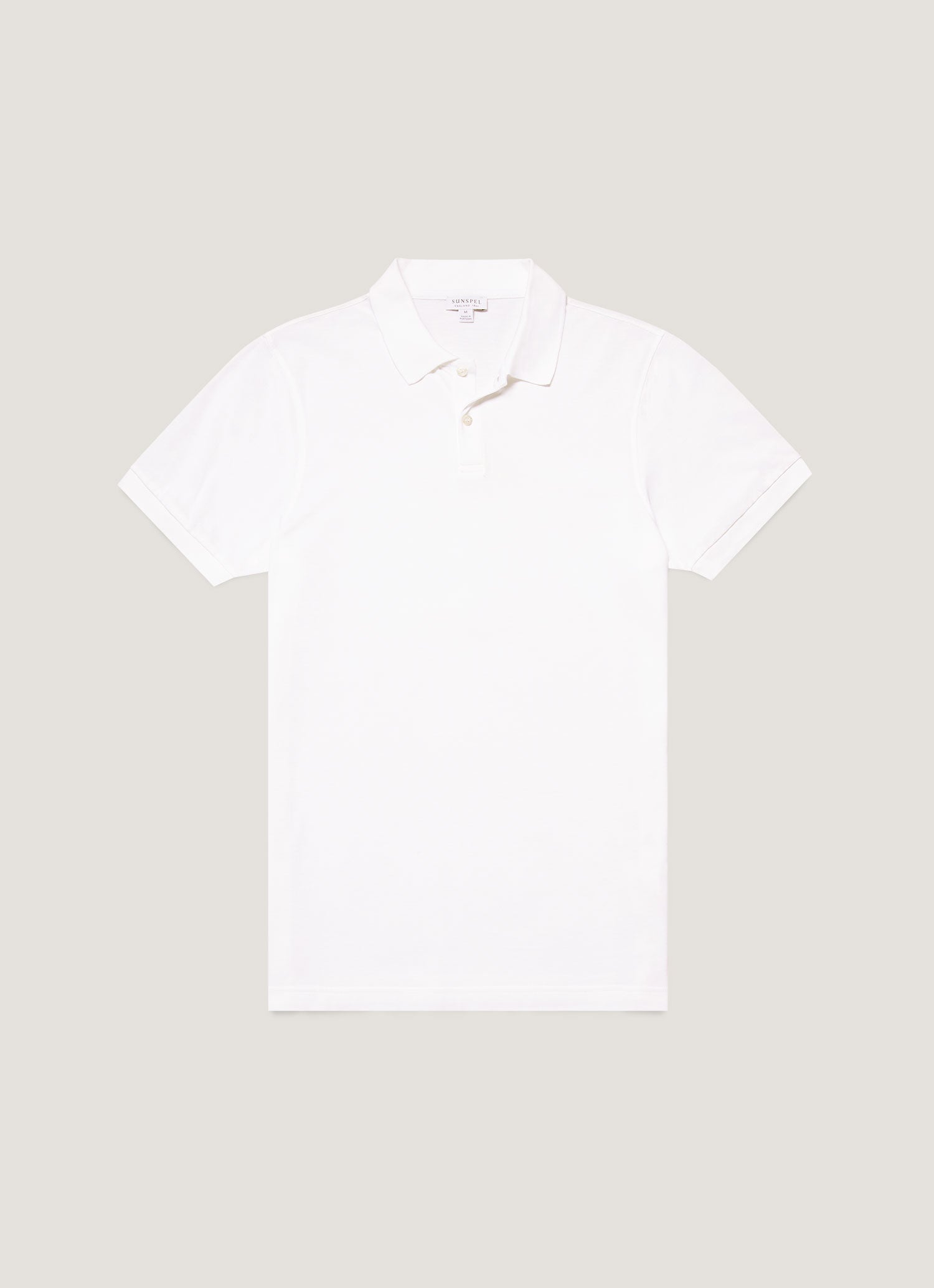 Men's Piqu¨¦ Polo Shirt in White