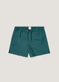 Men's Drawstring Swim Shorts in Forest
