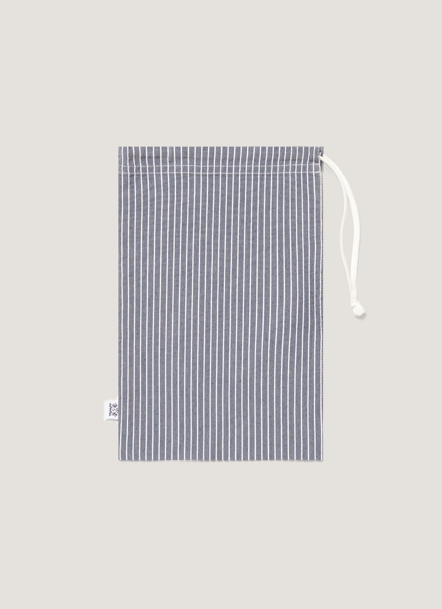 Men's Seersucker Swim Shorts in Navy/White