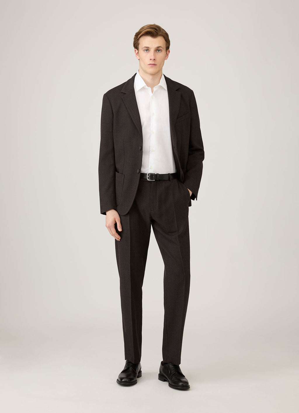 Men's Smart Poplin Shirt in White