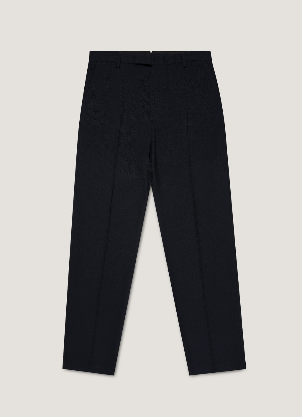 Men's Textured Wool Two-Piece Suit in Navy