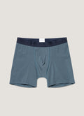 Men's Stretch Cotton Boxer Briefs in Dark Petrol