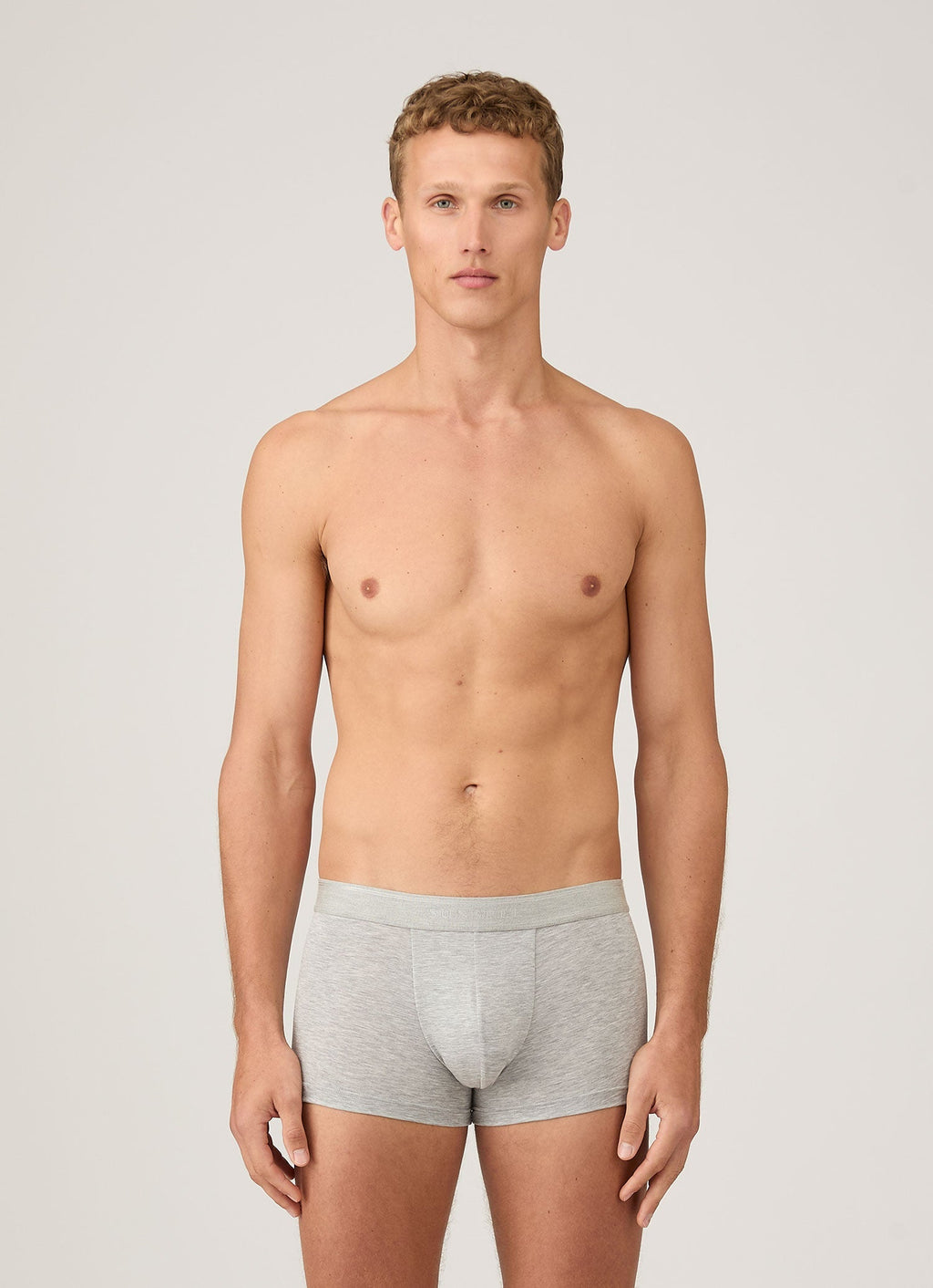 Men's Tencelâ„?Trunks in Grey Melange