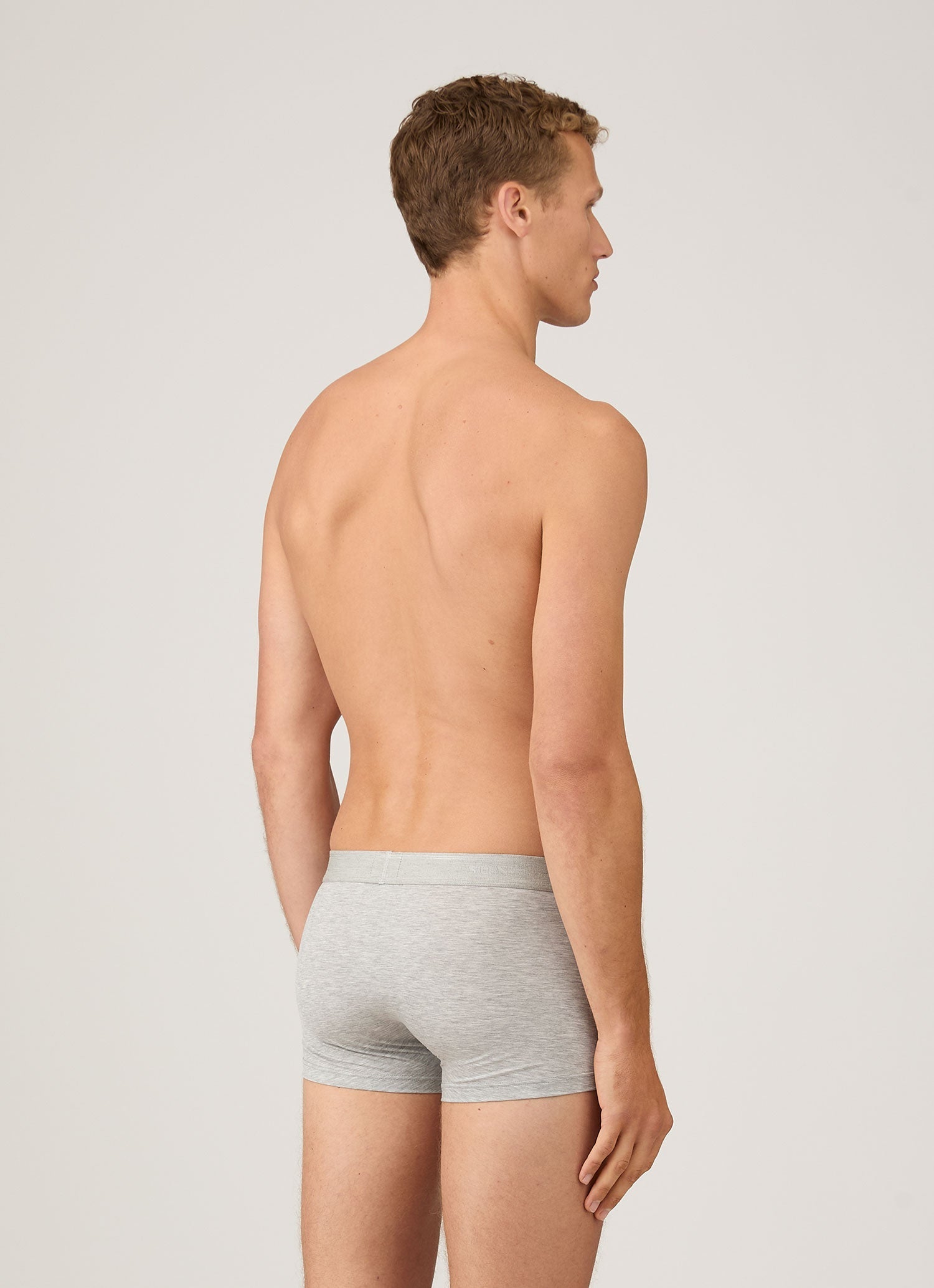 Men's Tencelâ„?Trunks in Grey Melange