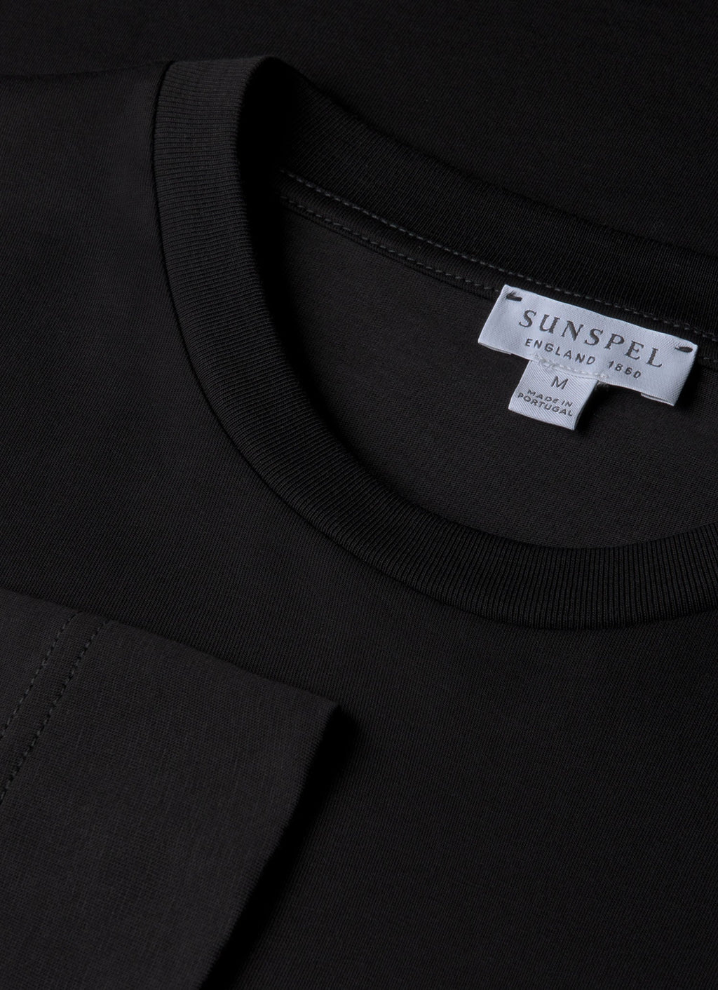 Men's Long Sleeve Riviera Midweight T?shirt in Black