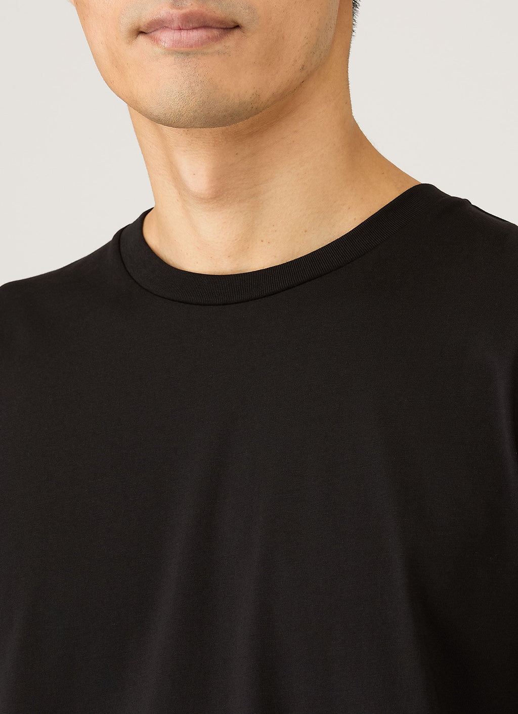 Men's Long Sleeve Riviera Midweight T?shirt in Black