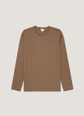 Men's Long Sleeve Riviera Midweight T?shirt in Dark Cedar