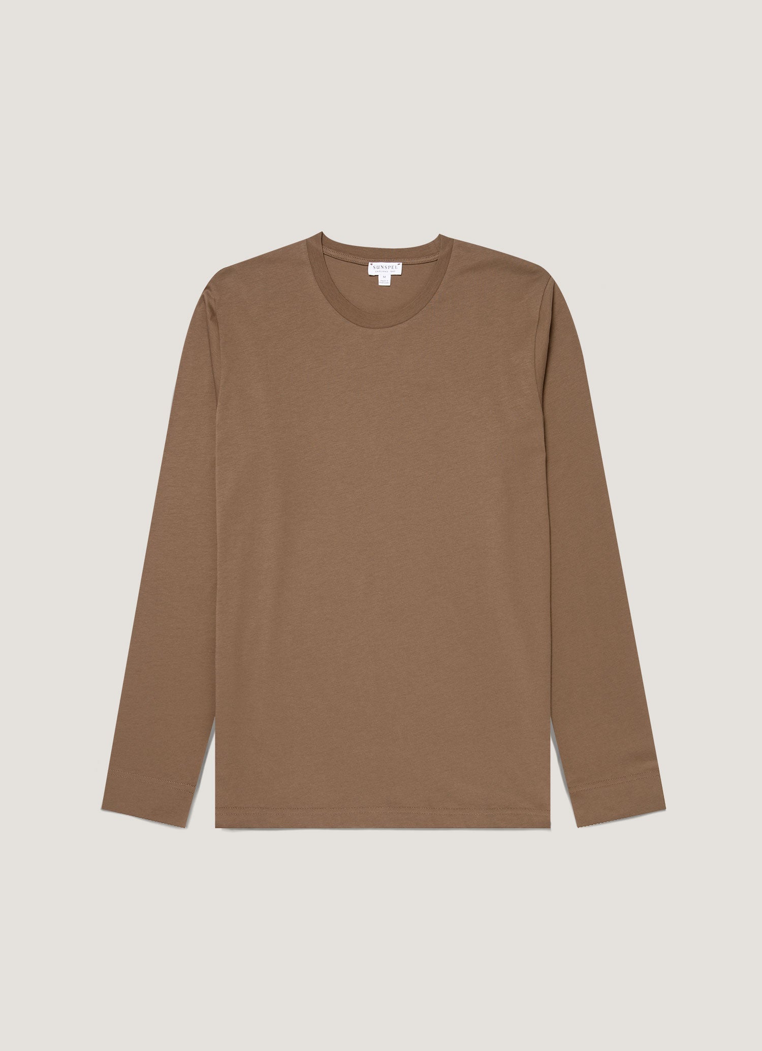 Men's Long Sleeve Riviera Midweight T?shirt in Dark Cedar
