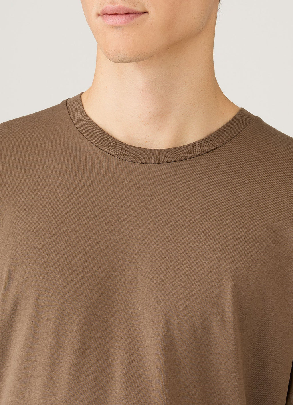 Men's Long Sleeve Riviera Midweight T?shirt in Dark Cedar