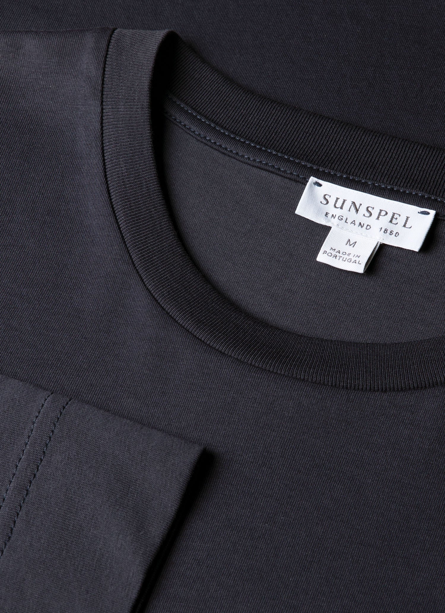 Men's Long Sleeve Riviera Midweight T?shirt in Navy