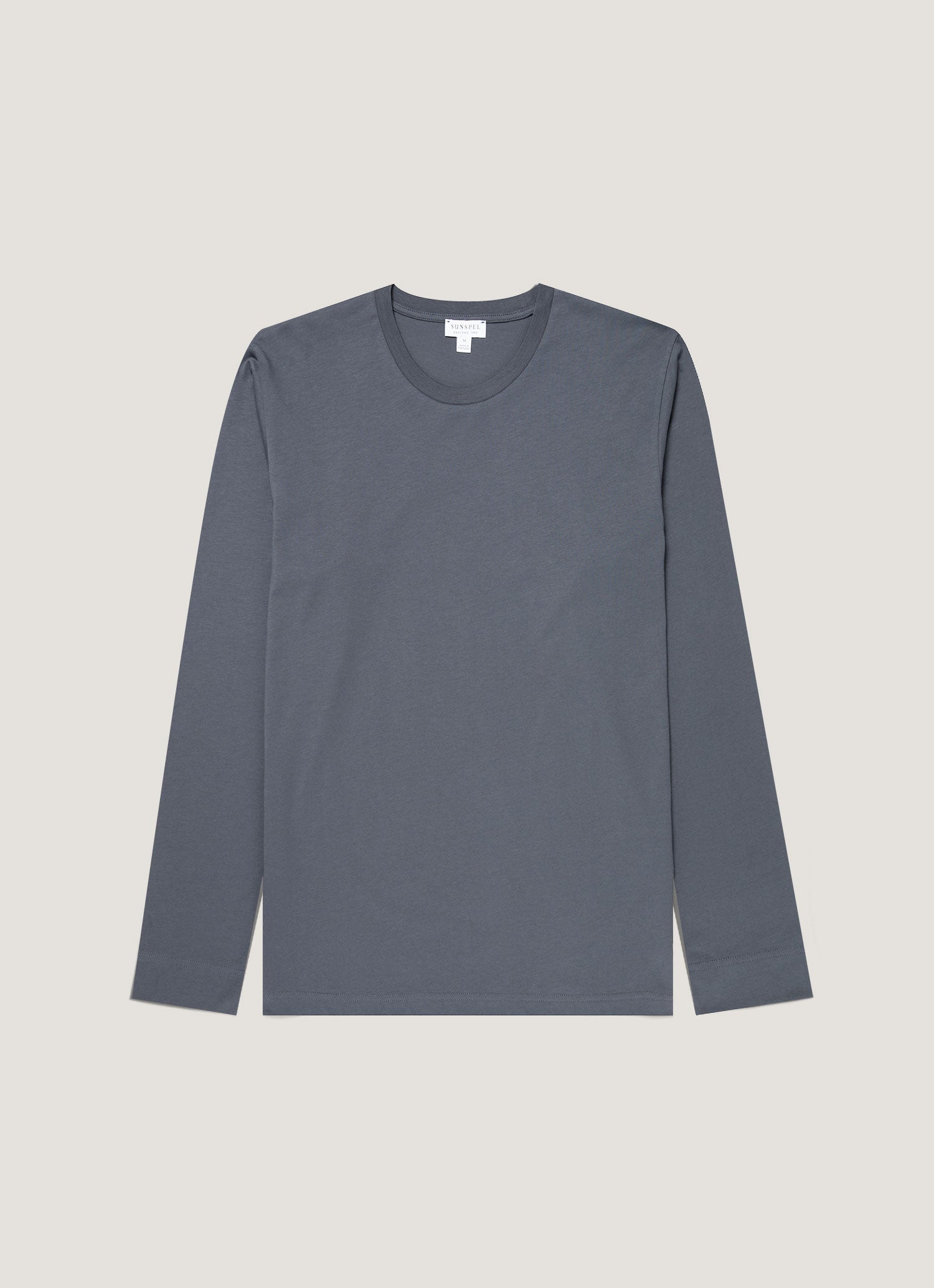 Men's Long Sleeve Riviera Midweight T?shirt in Slate Blue