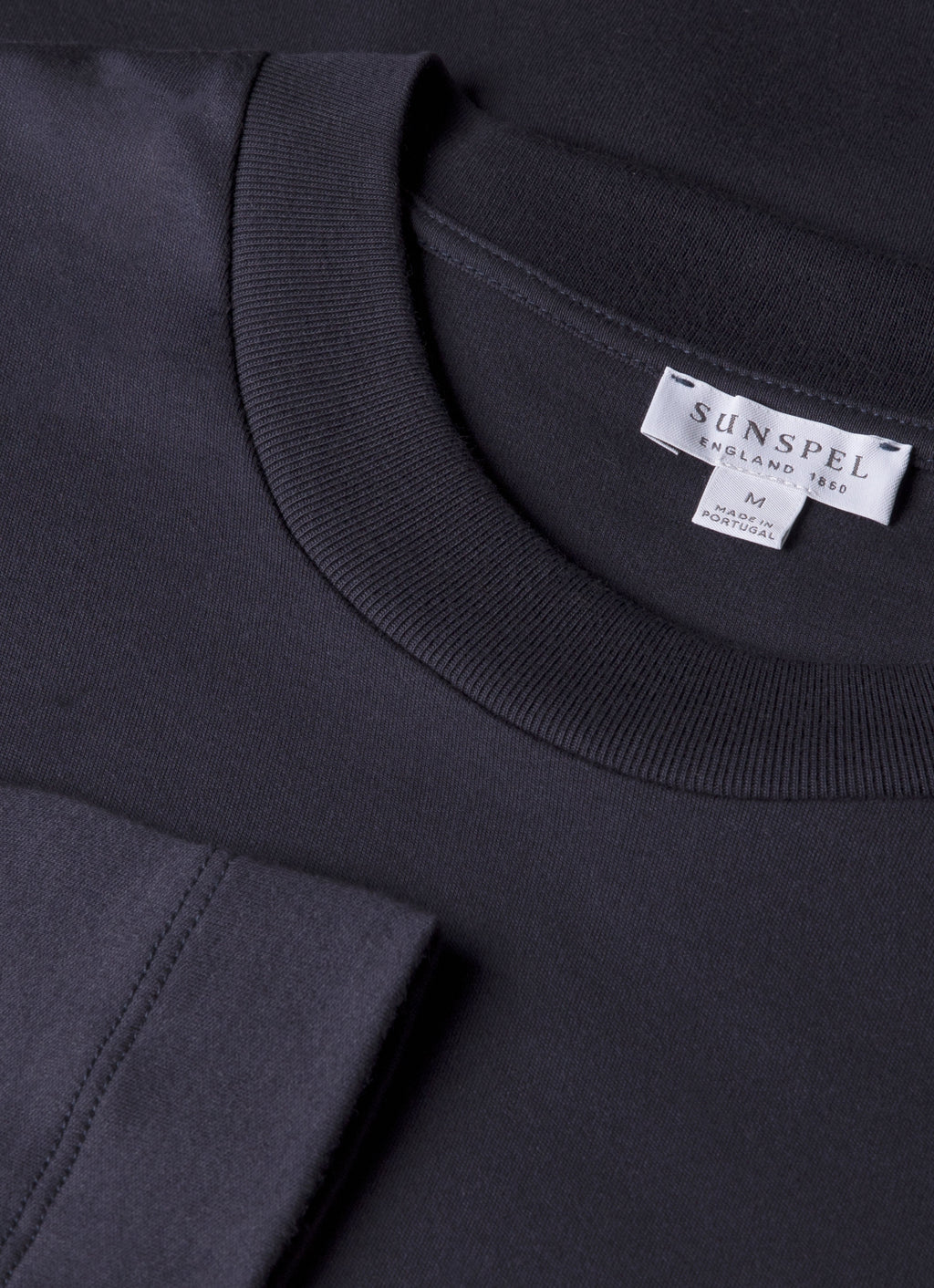 Men's Long Sleeve Heavyweight T-shirt in Navy