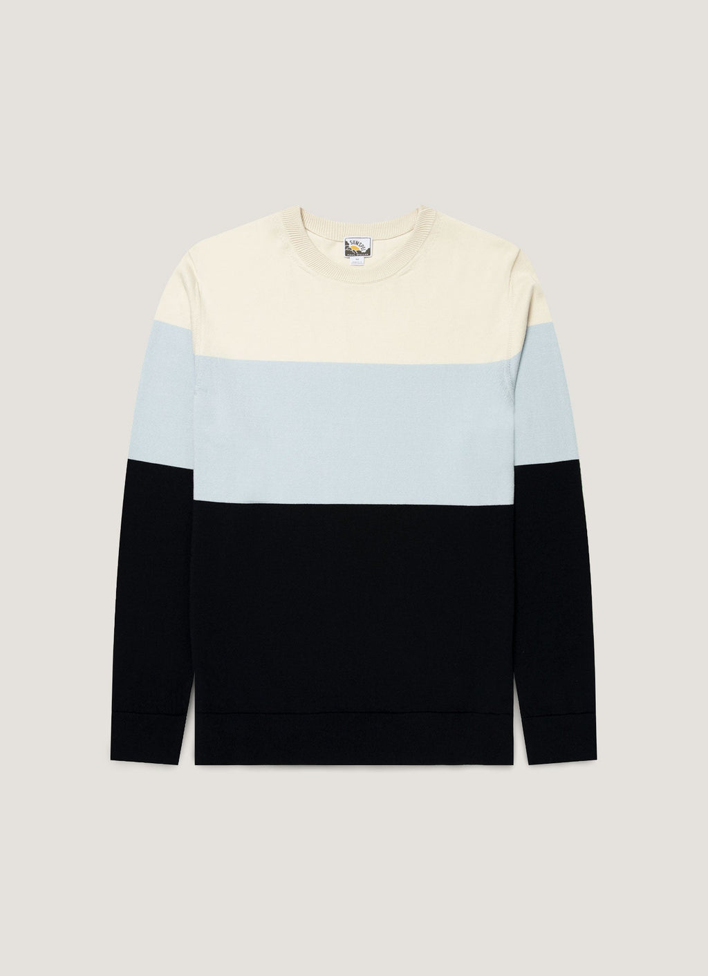 Men's Sunspel x Paul Weller Jumper in Vintage Blue